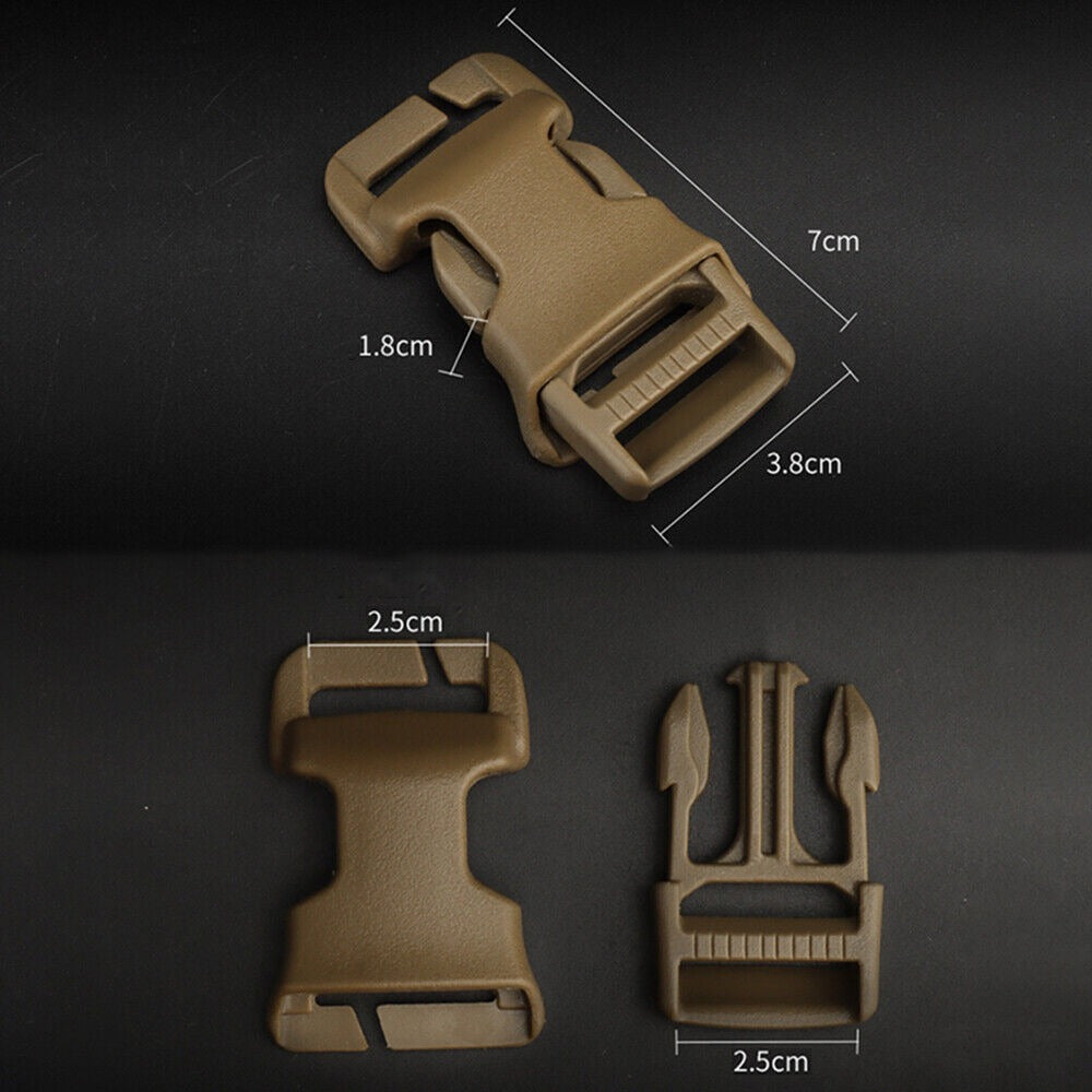 SINAIRSOFT Tactical 1" QASM SRB Buckle Quick Mount Mil-spec MOLLE PALS Webbing Attach Vest