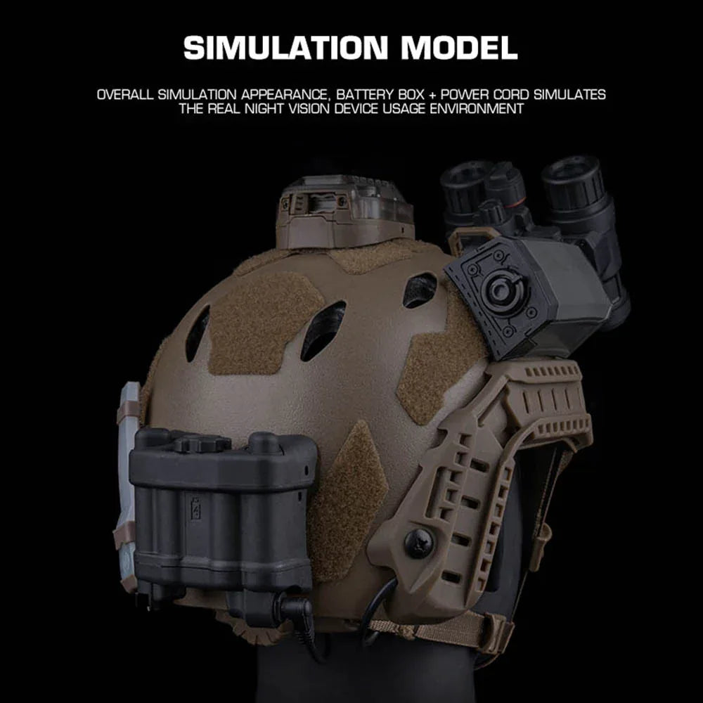 صندوق بطارية وهمي SINAIRSOFT Tactical NVG PVS-31 بدون وظيفة لخوذة الرؤية الليلية
