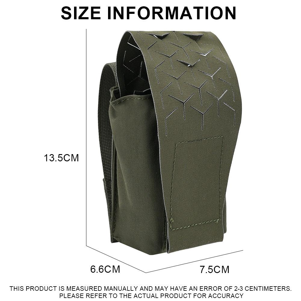 SINAIRSOFT SPUD Tactical Double 5.56 7.62 Mag Pouch Molle Radio Bag Storage Pack