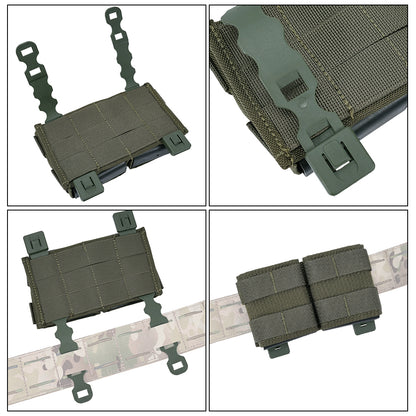 SINAIRSOFT Tactical 5.56mm Double KYWI Molle Magazine Pouch