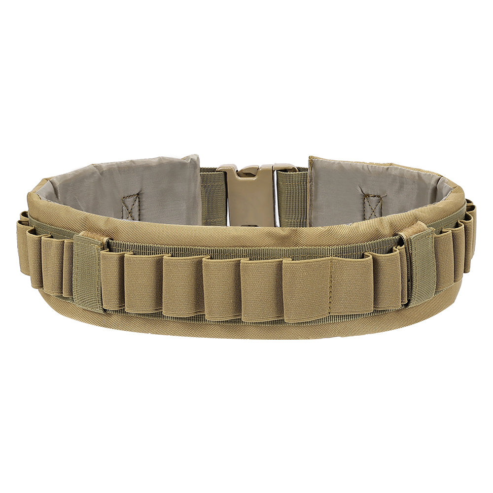 SINAIRSOFT Tactical 12/20GA Caliber Belt Outdoor Adjustable Soft Waterproof Nylon Belt