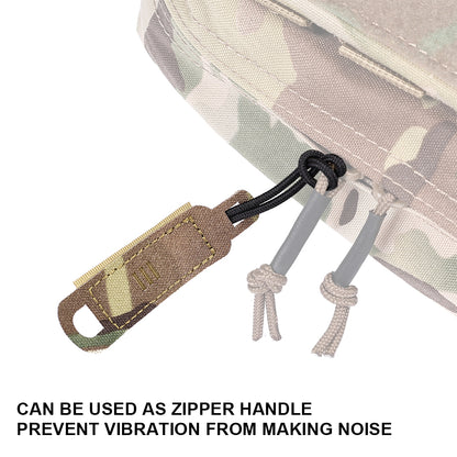 SINAIRSOFT Tactical Zipper Pulls Hook&Loop Zipper Handle Drawstring Gear