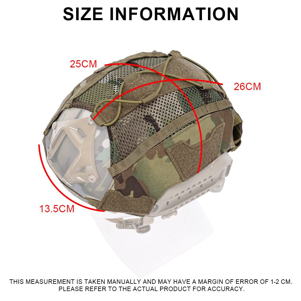 SINAIRSOFT Tactical Helmet Cover For FAST Helmet NVG Battery Pouch
