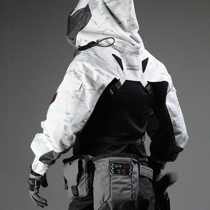 SINAIRSOFT Tactical Breathable Functional Hooded Sleeve Coat