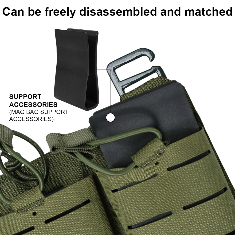 SINAIRSOFT Tactical Vest With Quick Release Laser Cut Triple Magazine