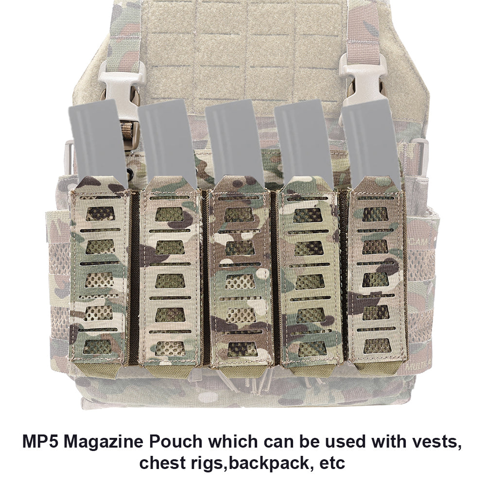 SINAIRSOFT Tactical MP5 MP7 Magazine Pouch Vest Chest Rig Mount