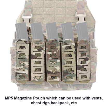 SINAIRSOFT Tactical MP5 MP7 Magazine Pouch Vest Chest Rig Mount