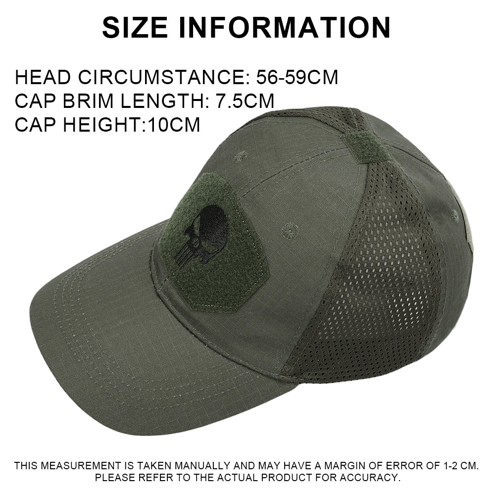 SINAIRSOFT Tactical Hats Outdoor Camping Climbing Mesh baseball Cap