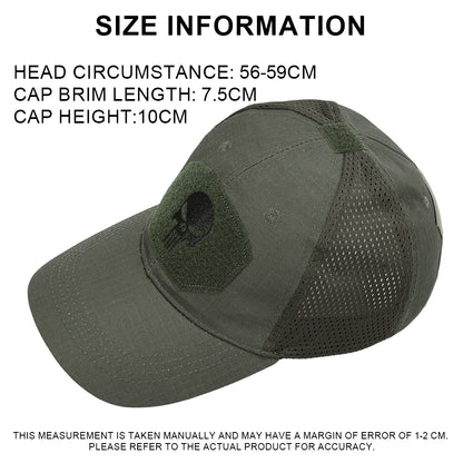 SINAIRSOFT Tactical Hats Outdoor Camping Climbing Mesh baseball Cap