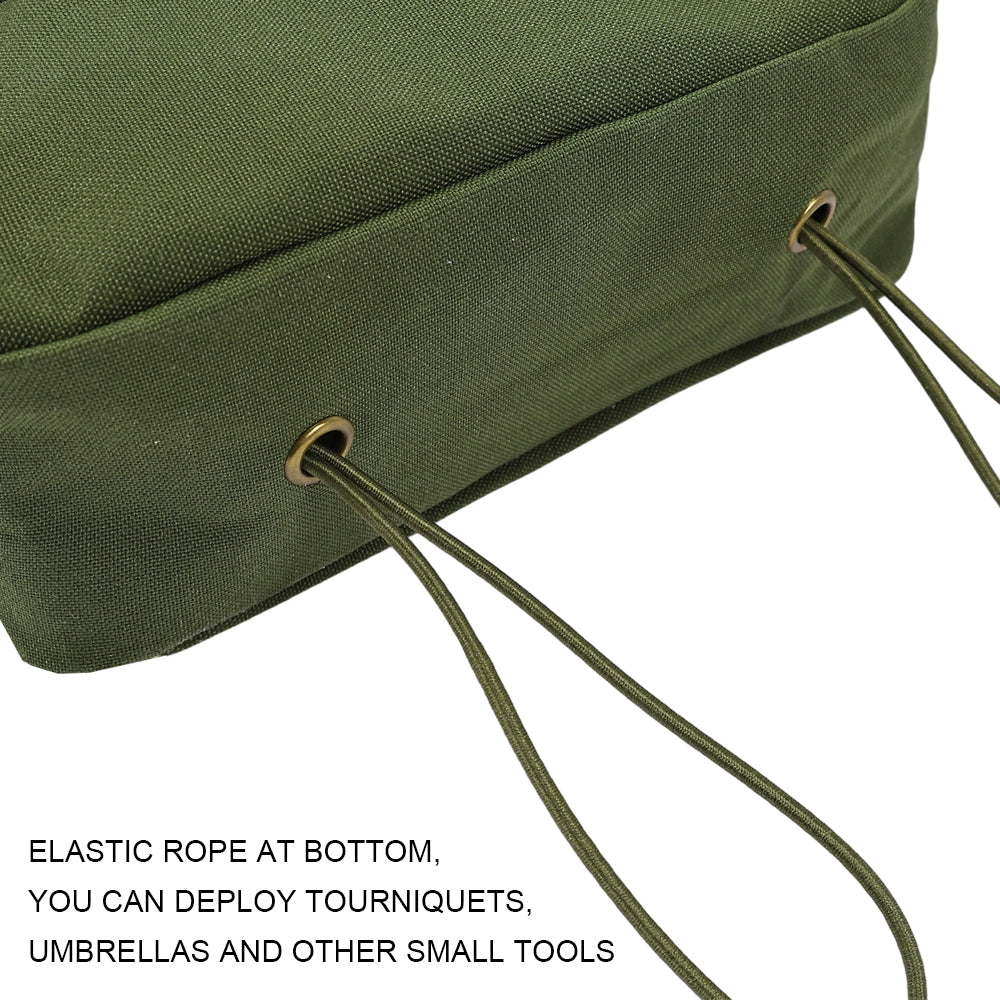 SINAIRSOFT Tactical Drop Pouch Front Sub Abdominal Carrying Kit Bag for Tactical Chest Rig