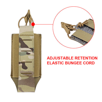 SINAIRSOFT Tactical Molle Single Rifle Open Top Magazine Pouch Tegris