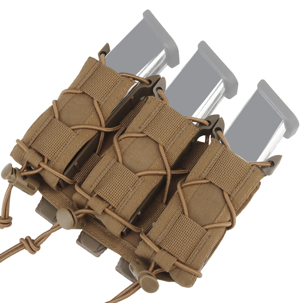 SINAIRSOFT Tactical Triple 9mm Magazine Pouch