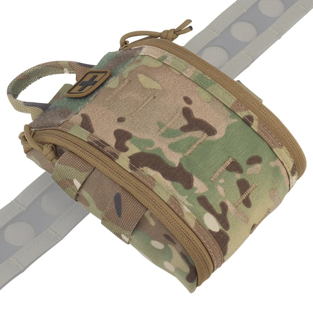 SINAIRSOFT Tactical First Aid Kits Empty Pouch Pack Molle Clip EMT IFAK Medical Waist Bag