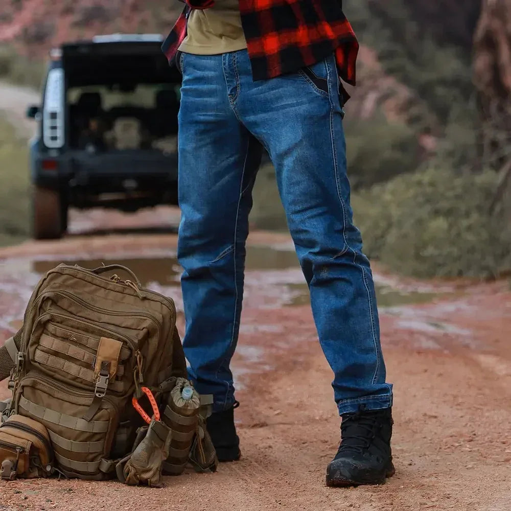 بنطلون جينز تكتيكي كارغو EMERSONGEAR Blue Label Freedom للخدمات الشاقة