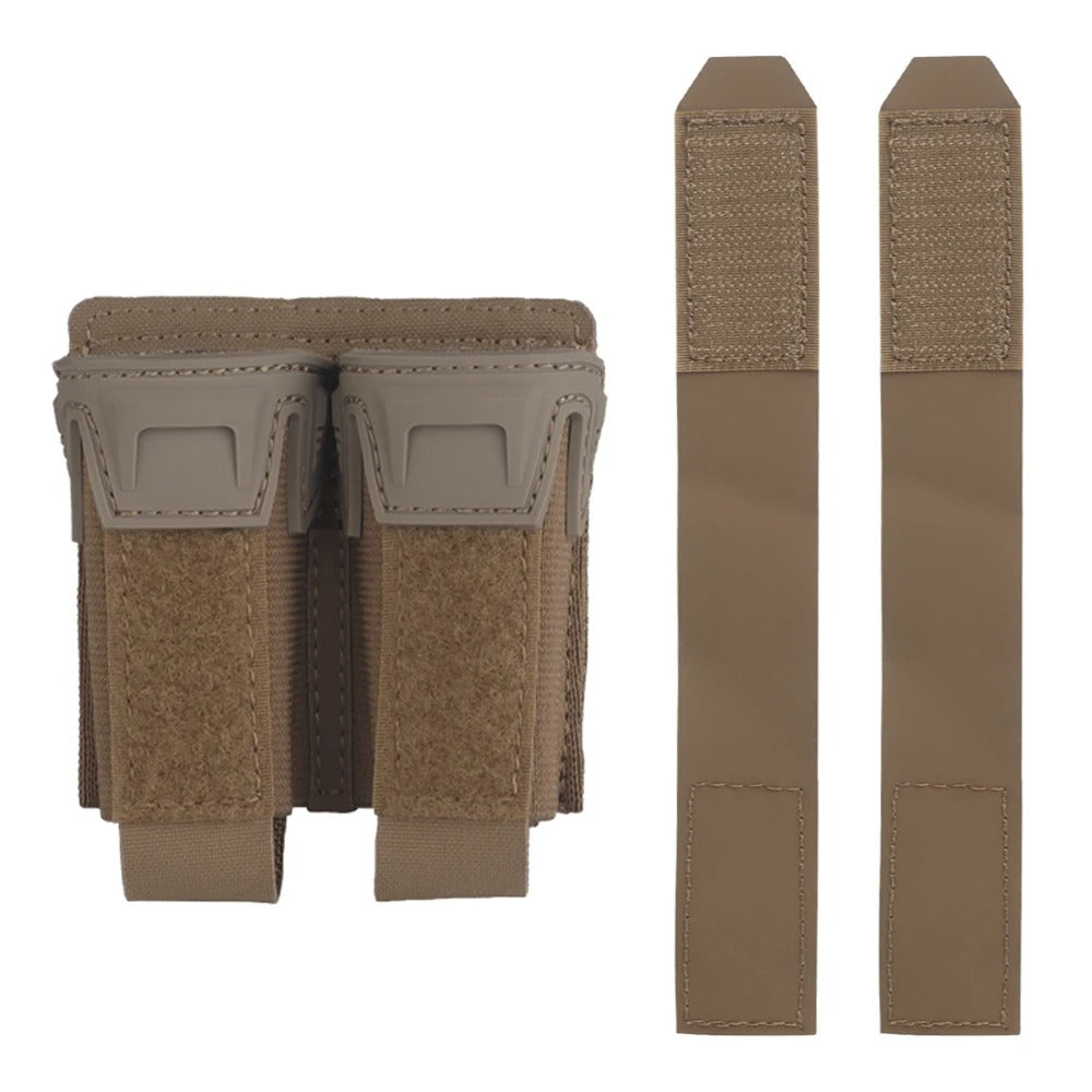 SINAIRSOFT Camo Style Pistol Mag Pouch MOLLE Fast 9MM Single Mag Pouch
