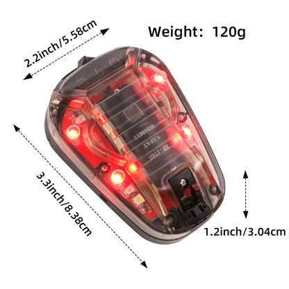 SINAIRSOFT Tactical Fast Helmet STAR6 Survival Safety Flash Light Strobe