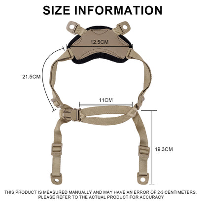 SINAIRSOFT Tactical Helmet General Suspension X-Nape Adjustable Strap
