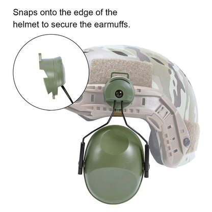 SINAIRSOFT Tactical Helmet Hearing Protection Earmuffs