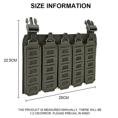 SINAIRSOFT Tactical MP5 MP7 Magazine Pouch Vest Chest Rig Mount