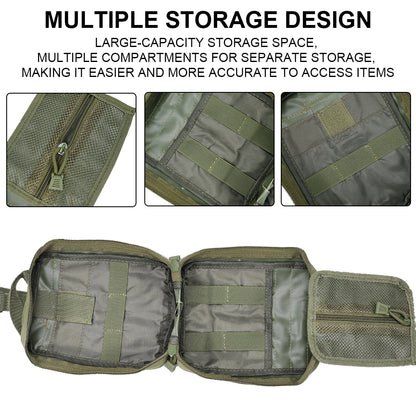 SINAIRSOFT Tactical First Aid Kit Survival Kit Molle Rip-Away EMT Pouch Bag Medical Pack