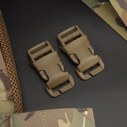 SINAIRSOFT Tactical 1" QASM SRB Buckle Quick Mount Mil-spec MOLLE PALS Webbing Attach Vest