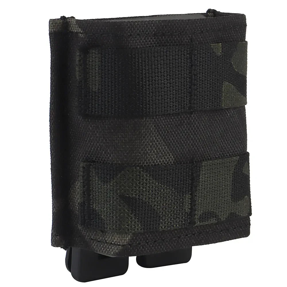حقيبة/حافظة مجلة SINAIRSOFT التكتيكية AR15 منخفضة فردية عيار 5.56 مم مع مشبك MOLLE Malice الداخلي للحفاظ على المجلة