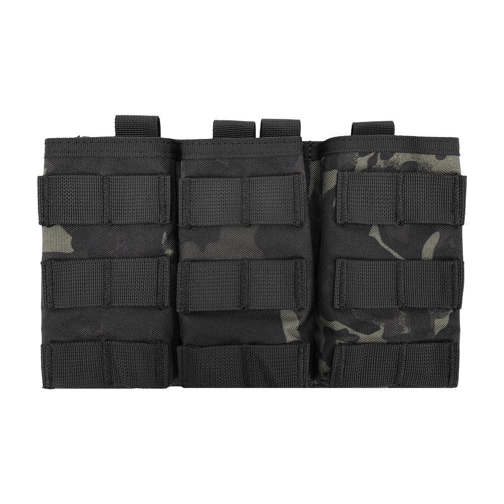 SINAIRSOFT Tactical Molle Triple Magazine Pouch 5.56 7.62 Rifle Mag Holder Airsoft