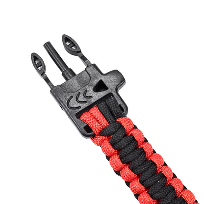 SINAIRSOFT Survival Paracord Bracelet Survival Kit Fire Starter Camping Rope Whistle