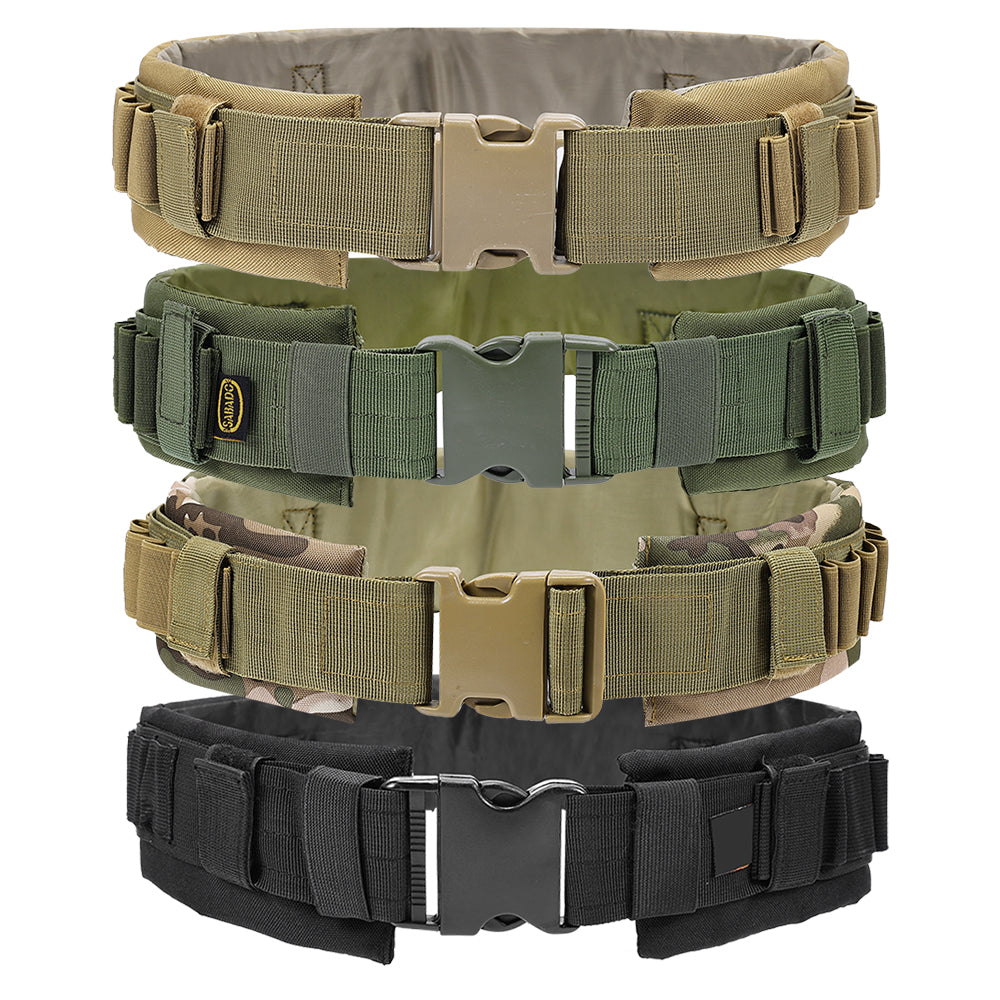 SINAIRSOFT Tactical 12/20GA Caliber Belt Outdoor Adjustable Soft Waterproof Nylon Belt
