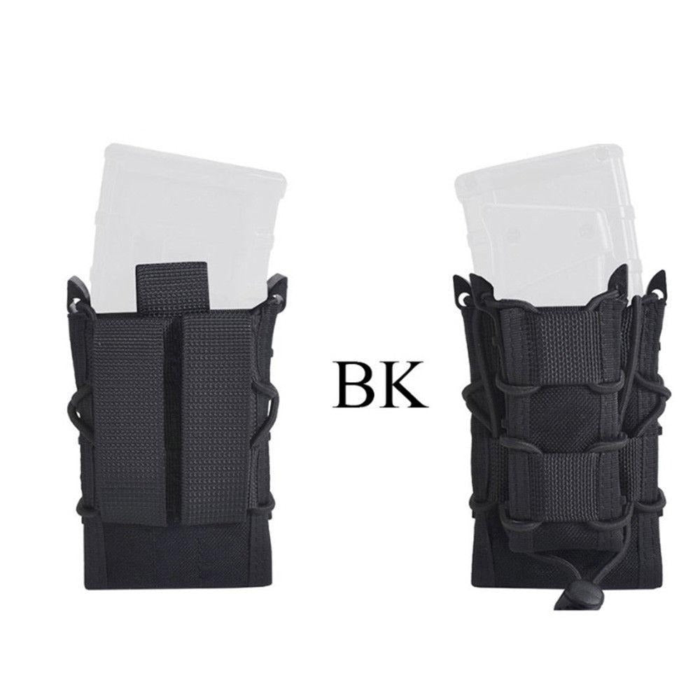 Tactical Double Magazine Pouch 1000D Nylon Airsoft Molle Rifle Mag Holster Bags Holsters For Rifle pistol M4 M16 AK Glock 1911 AR15