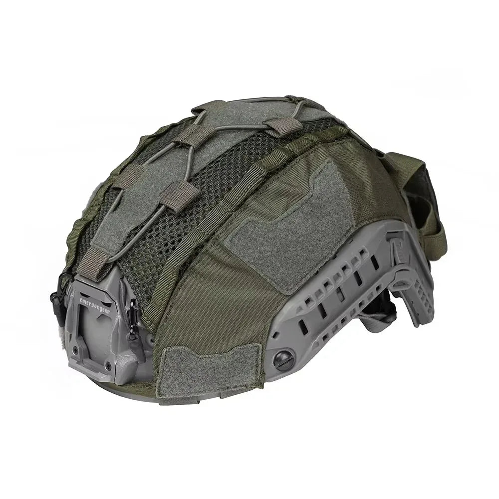 غطاء خوذة EMERSONGEAR التكتيكية فائق القص من الجيل الثاني SF، قماش مموه للخوذة