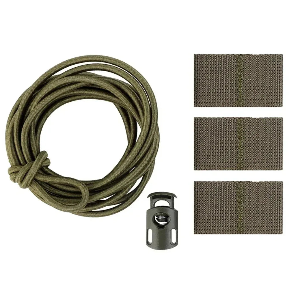 SINAIRSOFT Tactical National Flag Bungee Storage Elastic Fasten Strap Vest Fixed Cord Kits