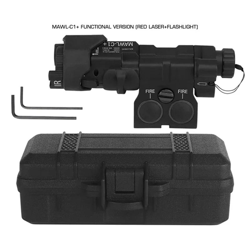 SINAIRSOFT MAWL-C1 Functional Version Red/Green Laser Light Rail Flashlight