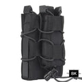 حقيبة مجلات مزدوجة SINAIRSOFT التكتيكية بنظام مولي مقاس 9 ملم/5.56 ملم للحزام