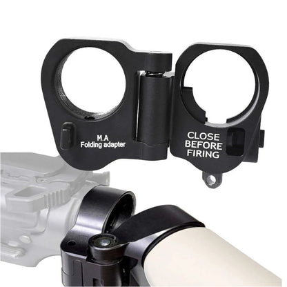 SINAIRSOFT Tactical AR Black Folding Stock Adapter