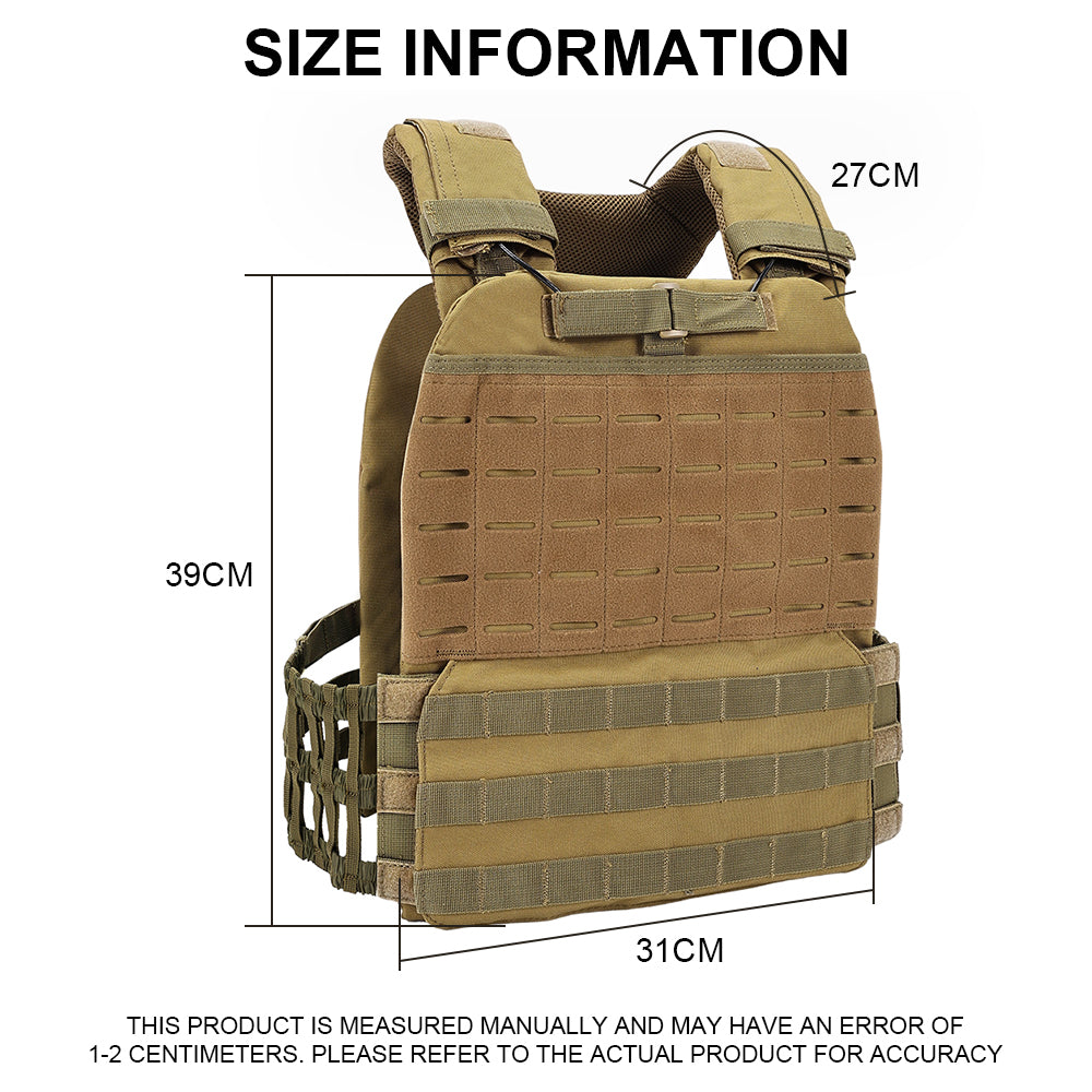 SINAIRSOFT Plate Carrier Body Combat Training Chest Rig Assault Vest Equipment