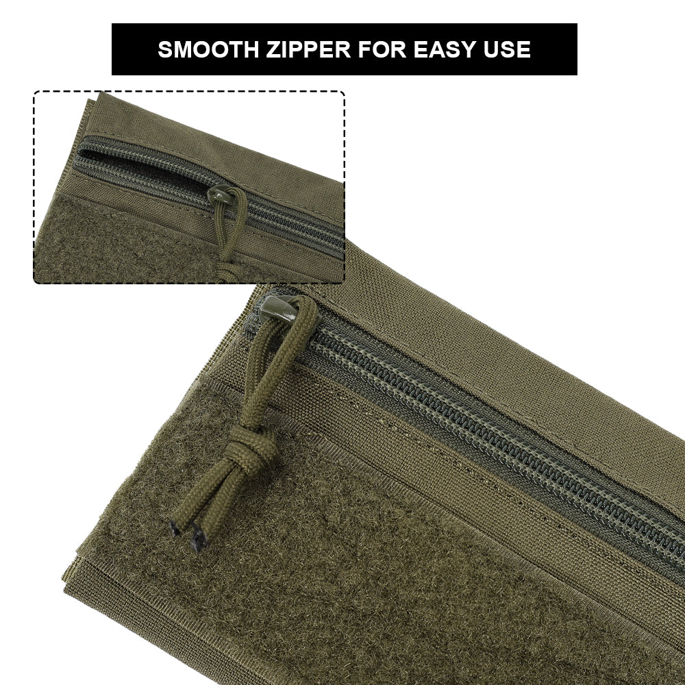 SINAIRSOFT Tactical Micro Flat Zipper Pouch Portable Storage Bag