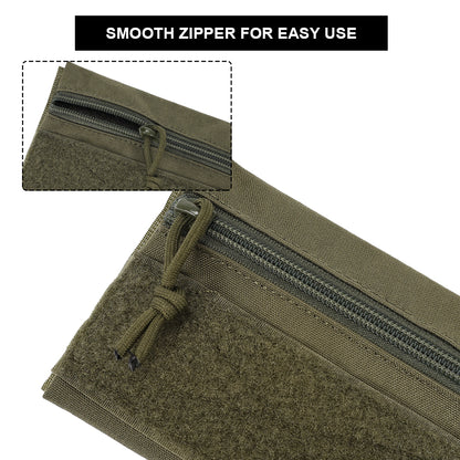 SINAIRSOFT Tactical Micro Flat Zipper Pouch Portable Storage Bag