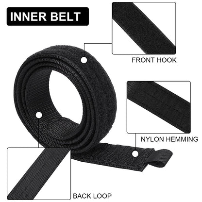 SINAIRSOFT Tactical Quick Release Metal Buckle 2 Inch Combat Belt