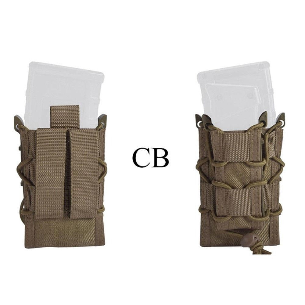 Tactical Double Magazine Pouch 1000D Nylon Airsoft Molle Rifle Mag Holster Bags Holsters For Rifle pistol M4 M16 AK Glock 1911 AR15