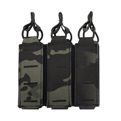 SINAIRSOFT Tactical LSR Triple Magazine Pouch 9mm Laser Cut Molle