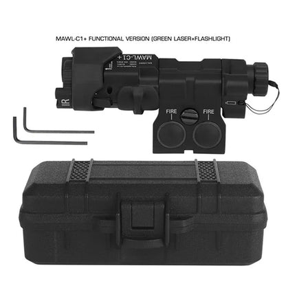 SINAIRSOFT MAWL-C1 Functional Version Red/Green Laser Light Rail Flashlight