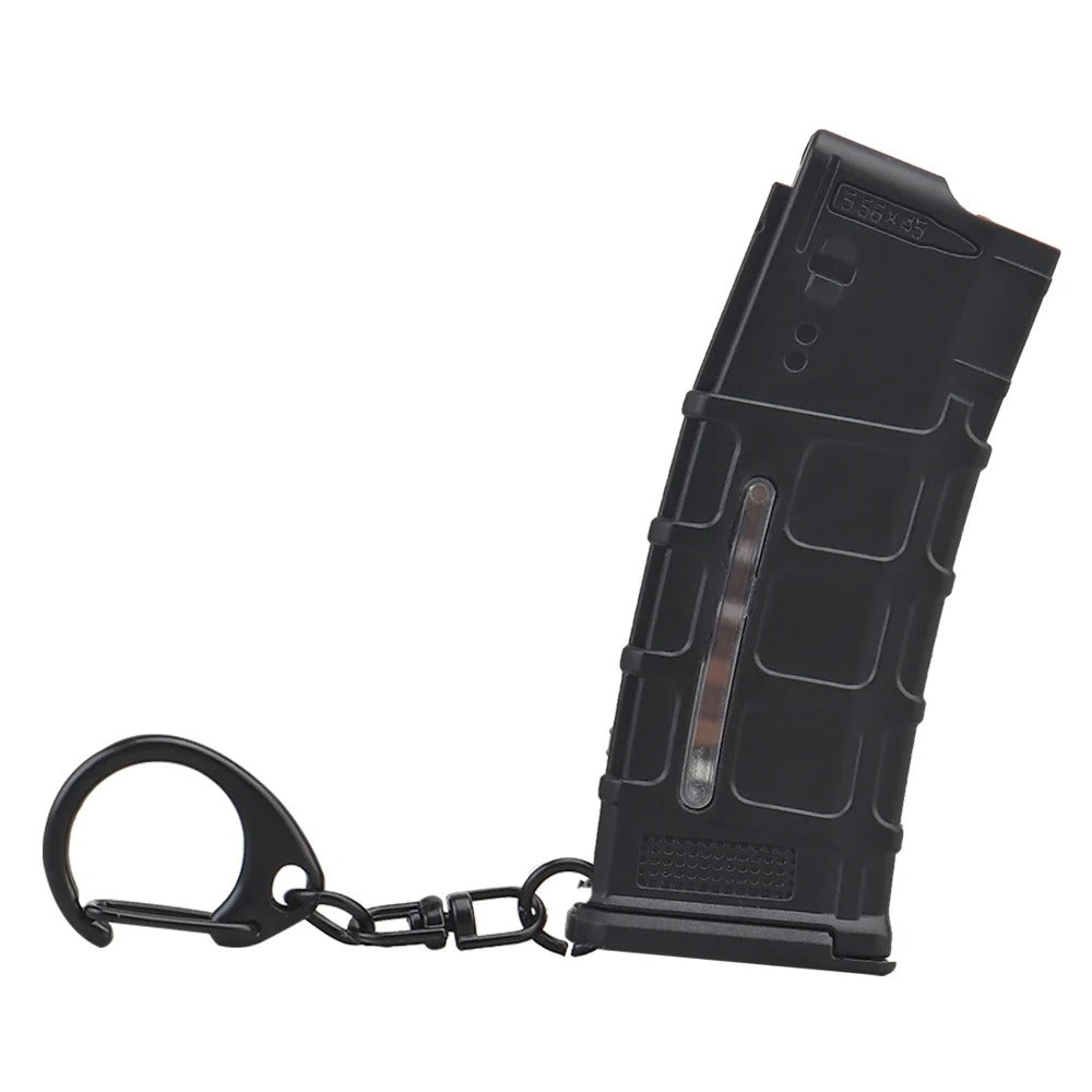 SINAIRSOFT 5.56 Magazine Keychain Mini Tactical Replica Key Ring Paintball