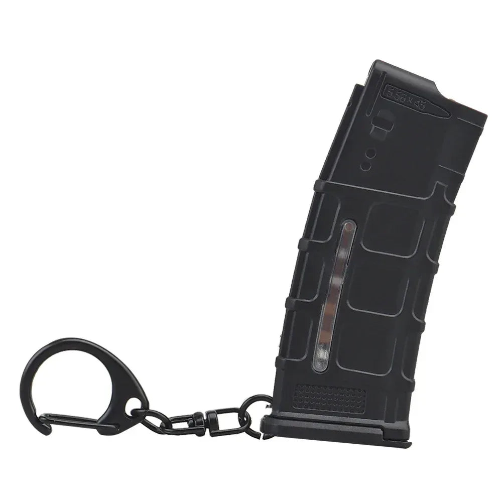 SINAIRSOFT 5.56 Magazine Keychain Mini Tactical Replica Key Ring Paintball