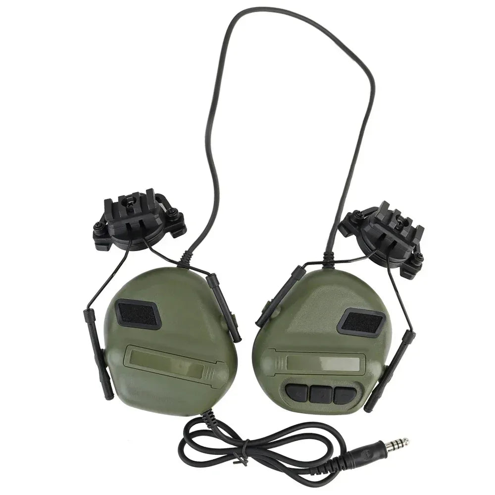 سماعة رأس تكتيكية SINAIRSOFT، سماعة رأس للصيد، سماعة أذن للاتصال بالخوذة