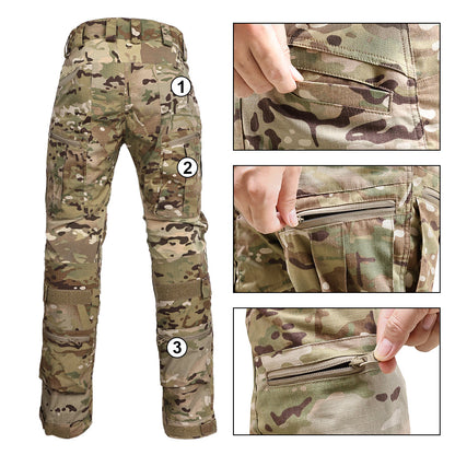 SINAIRSOFT Men's Outdoor Trousers With Multiple Pockets Tactical Pant