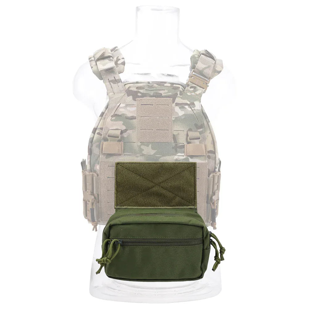 SINAIRSOFT Tactical Drop Pouch Front Sub Abdominal Carrying Kit Bag for Tactical Chest Rig