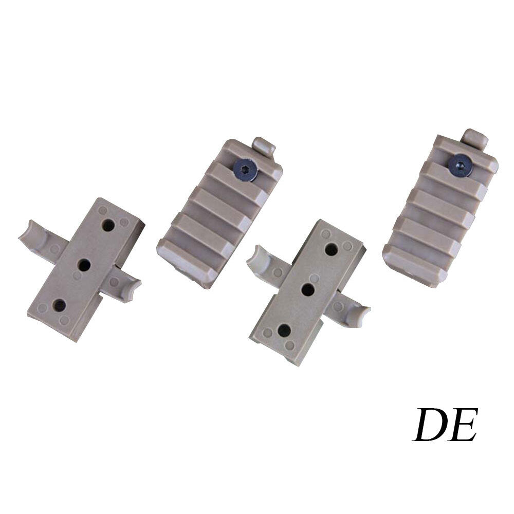 Tactical Helmet Plastic Mount Set Wing-Loc Rail Adapter&Picatinny Rail Mount for FAST Helmet Airsoft Rack
