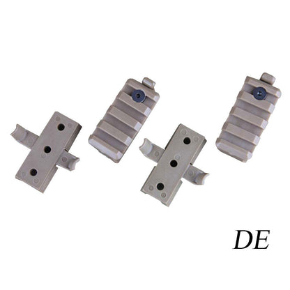 Tactical Helmet Plastic Mount Set Wing-Loc Rail Adapter&Picatinny Rail Mount for FAST Helmet Airsoft Rack