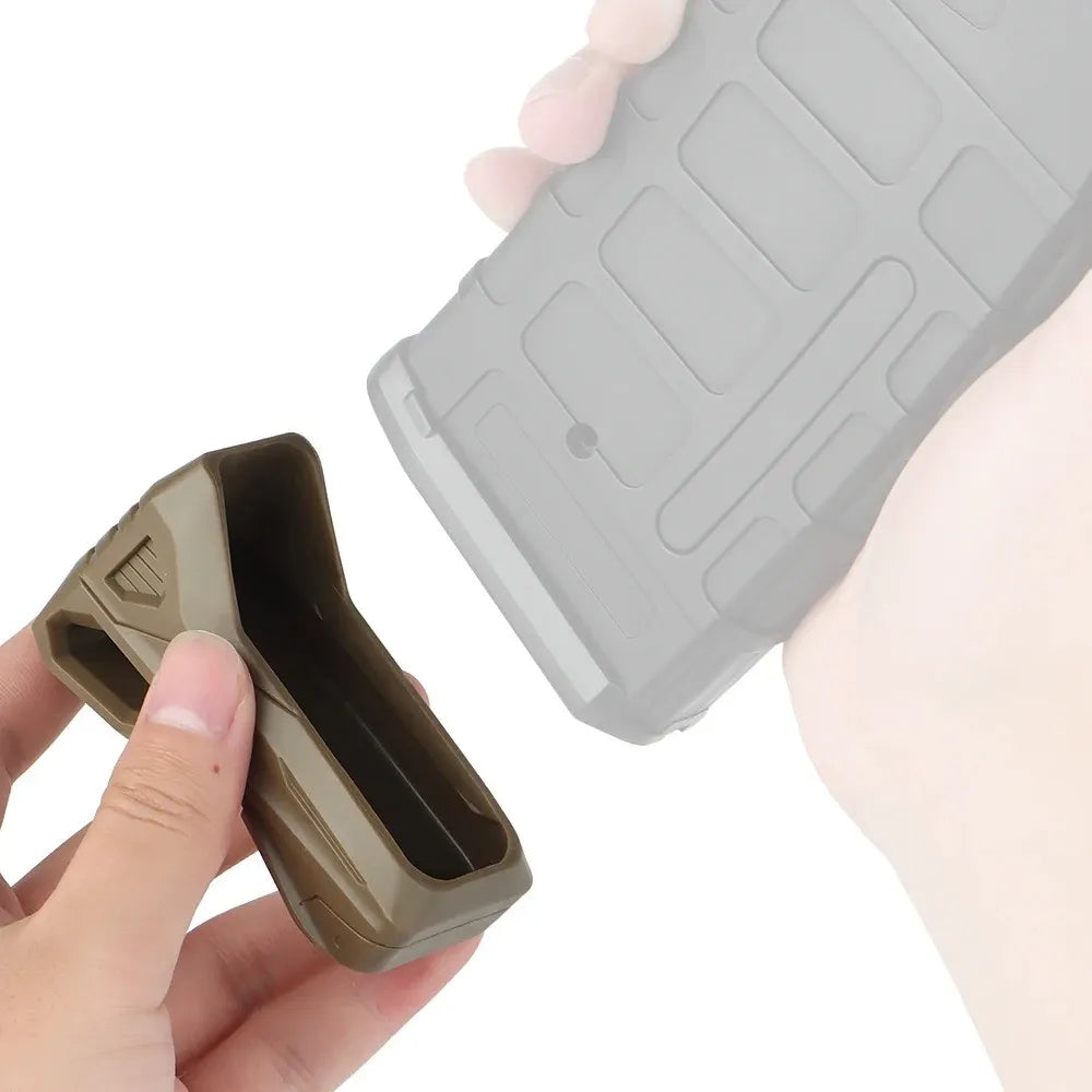 SINAIRSOFT 2PCS Tactical Airsoft Magazine Ranger Floorplate Magazine Rubber Pouch